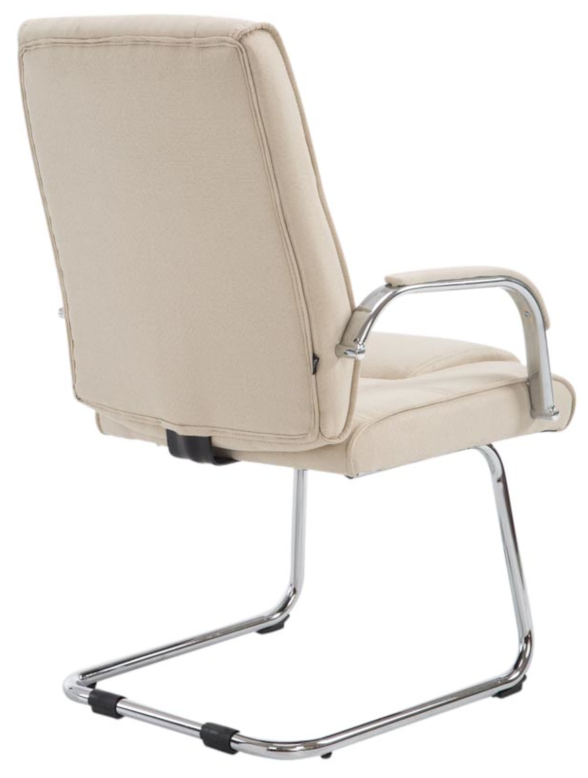 Lot de 2 Chaises Cantilever Attila en tissu avec accoudoirs