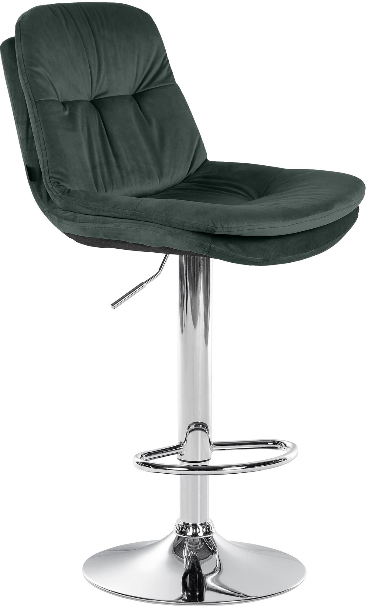 Tabouret de bar Laurel velours