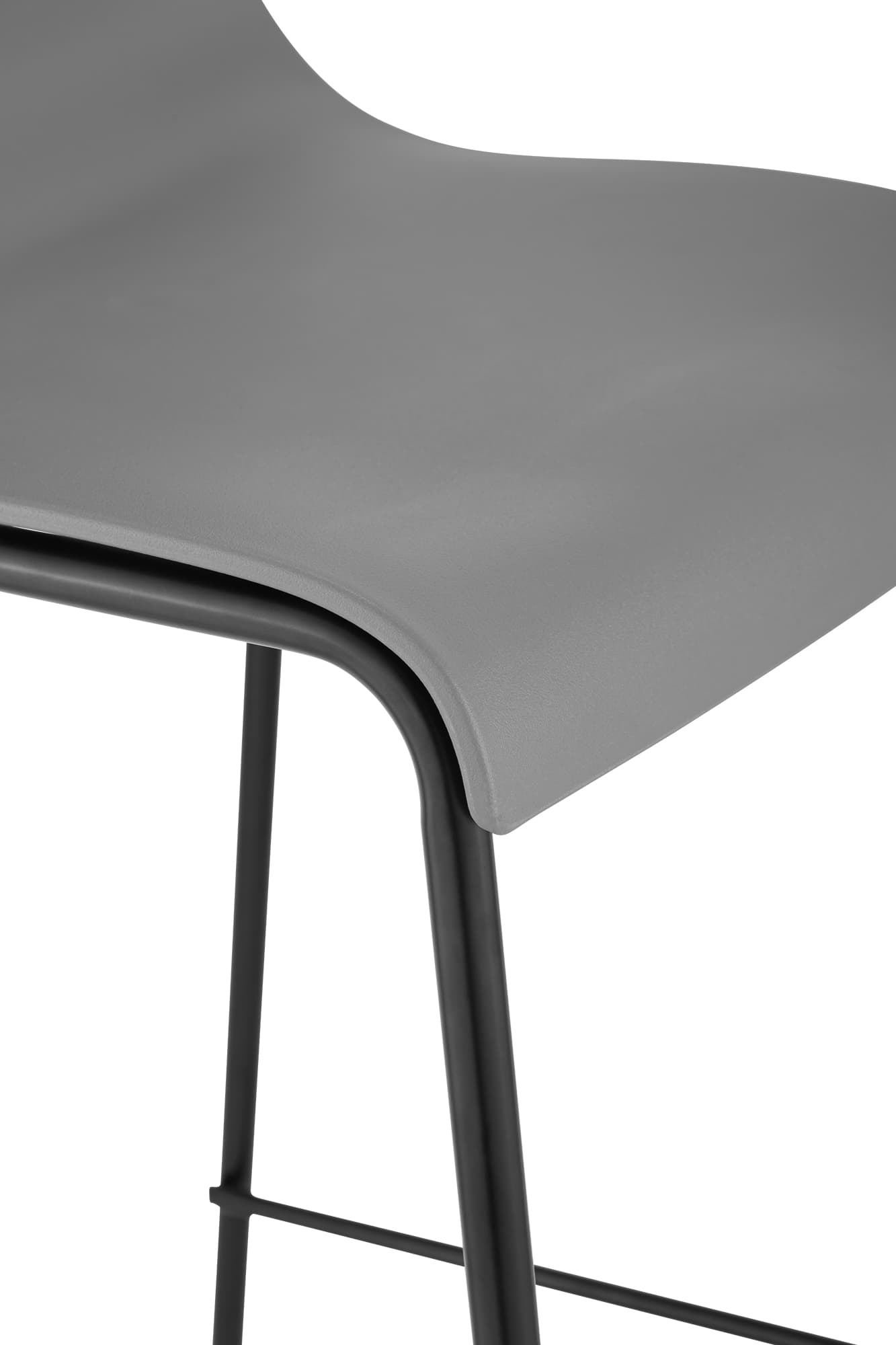 Lot de 2 tabourets de bar Hover en plastique