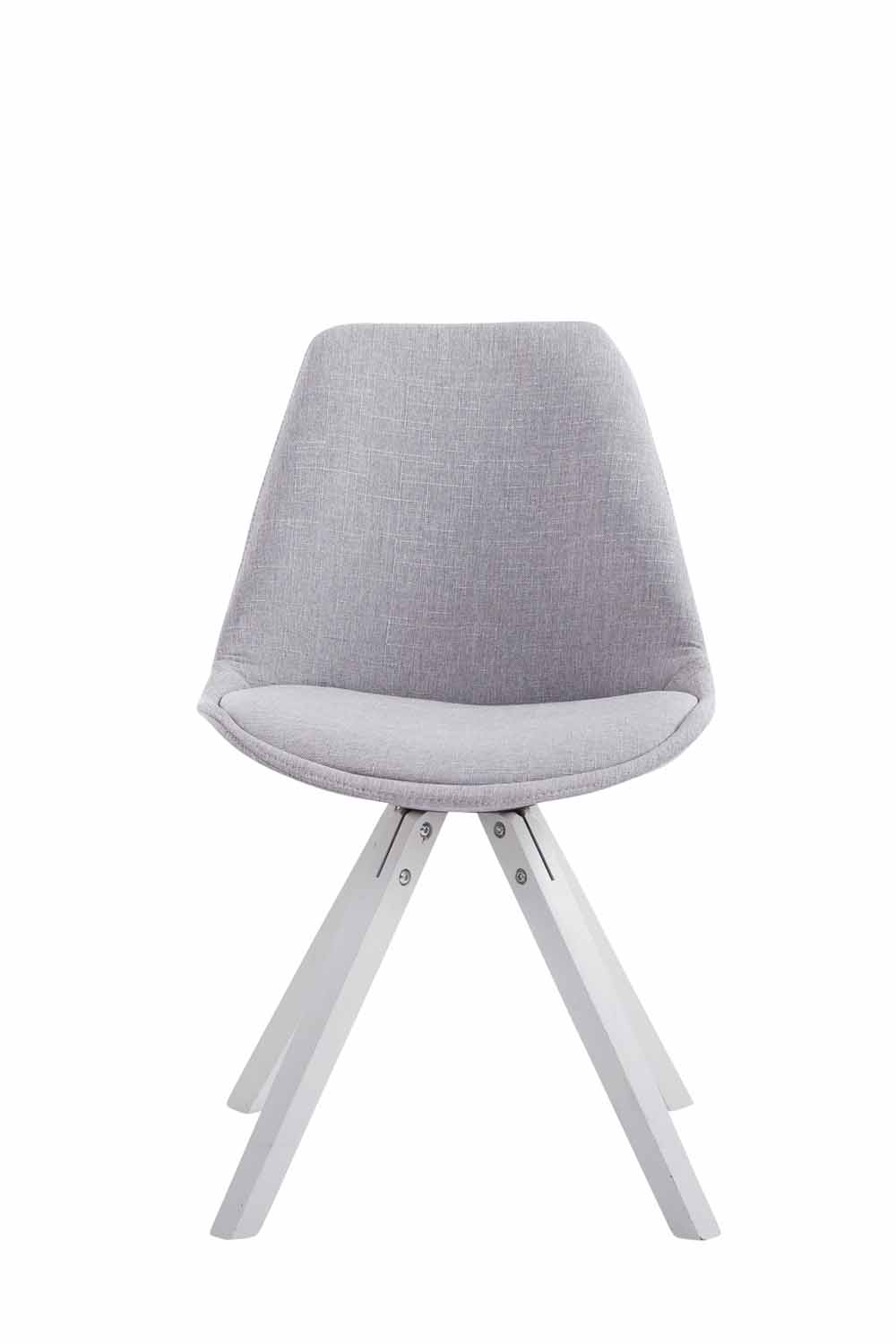 Chaise Toulouse tissu piétement en forme carrée