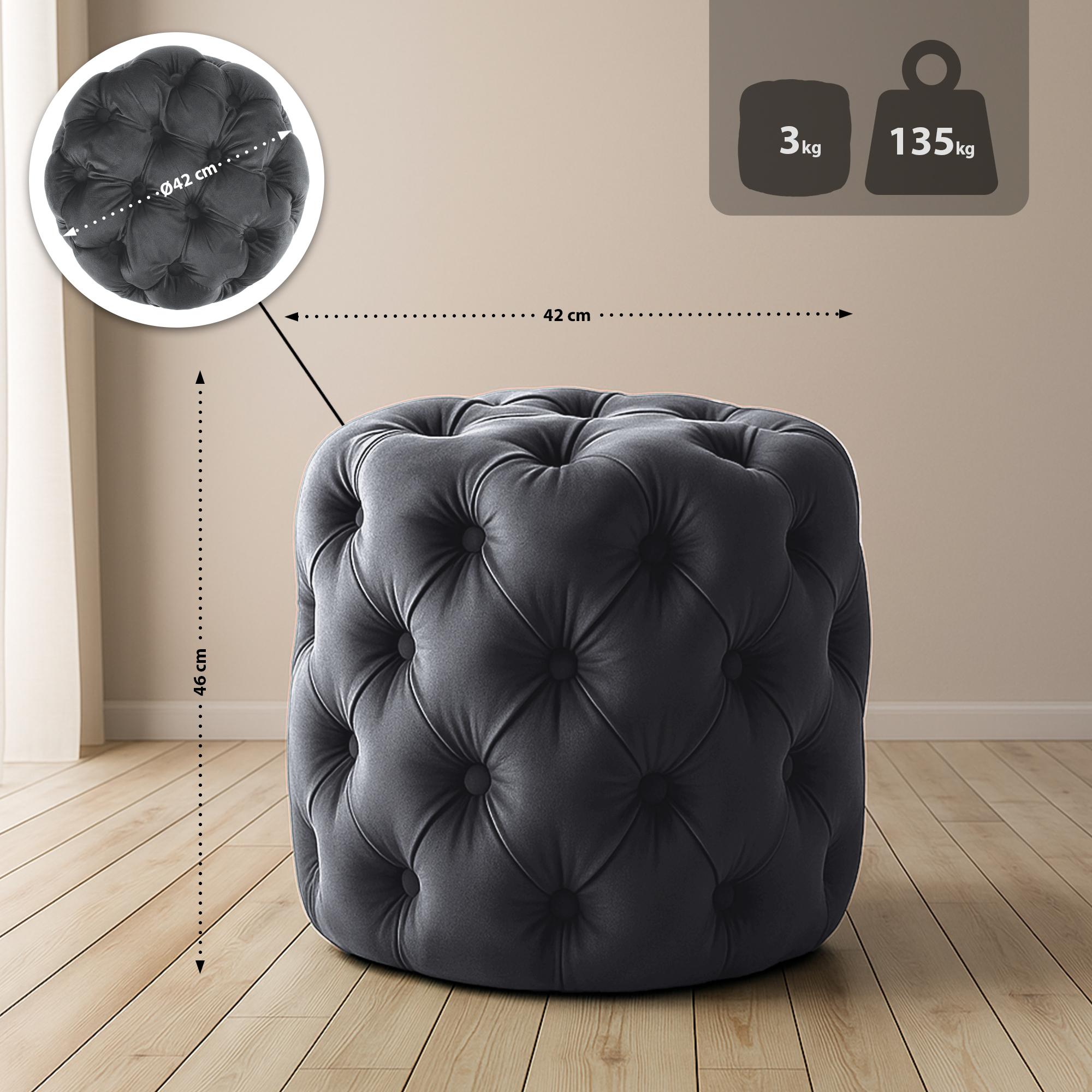 Tabouret Drancy Velours