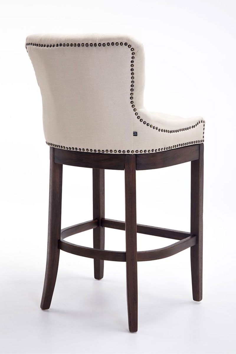 Lot de 2 Tabourets de Bar Lakewood en Tissu