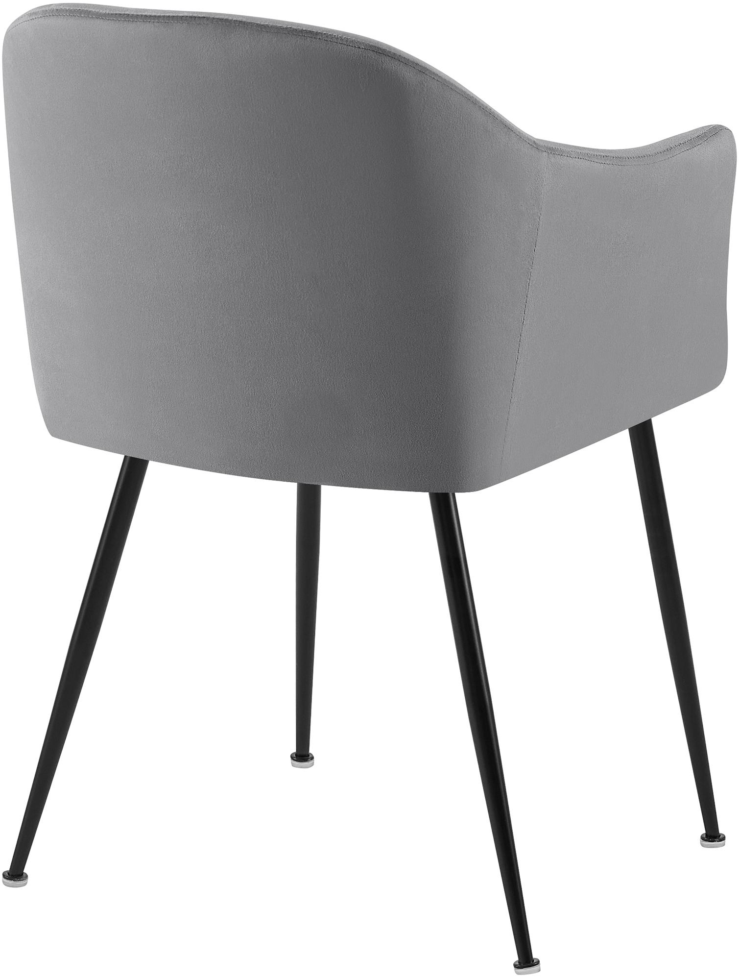 Chaise de salle à manger Jaysie velours