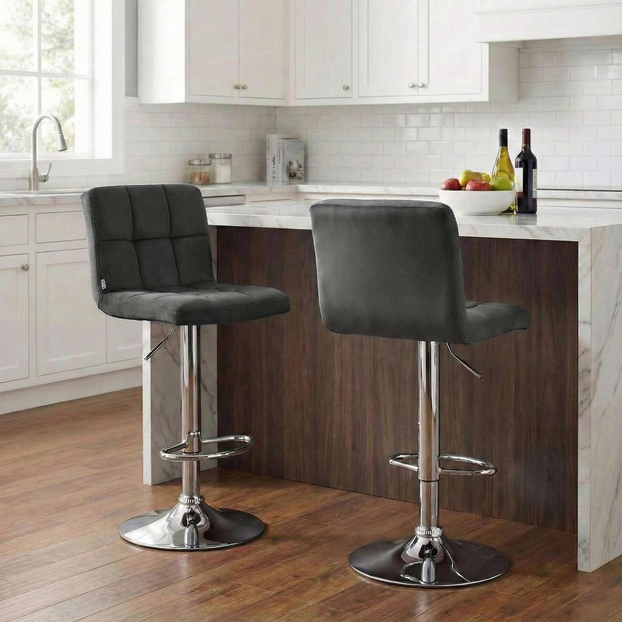 Tabouret de Bar Peru Velours