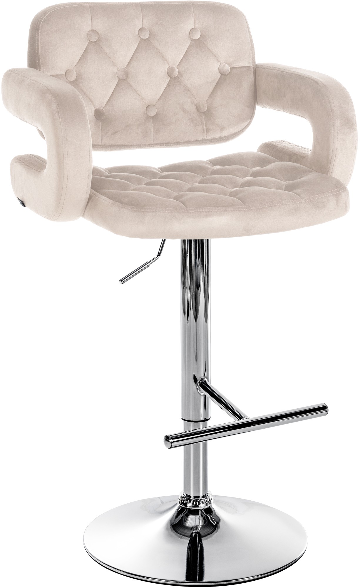 Tabouret de bar Dublin velours