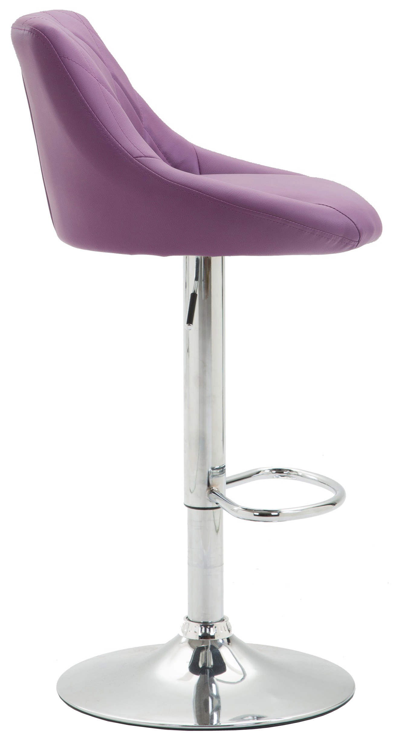 Lot de 2 tabourets de bar Lazio similicuir