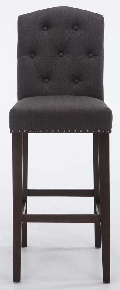 Lot de 2 Tabourets de Bar Louise Tissu