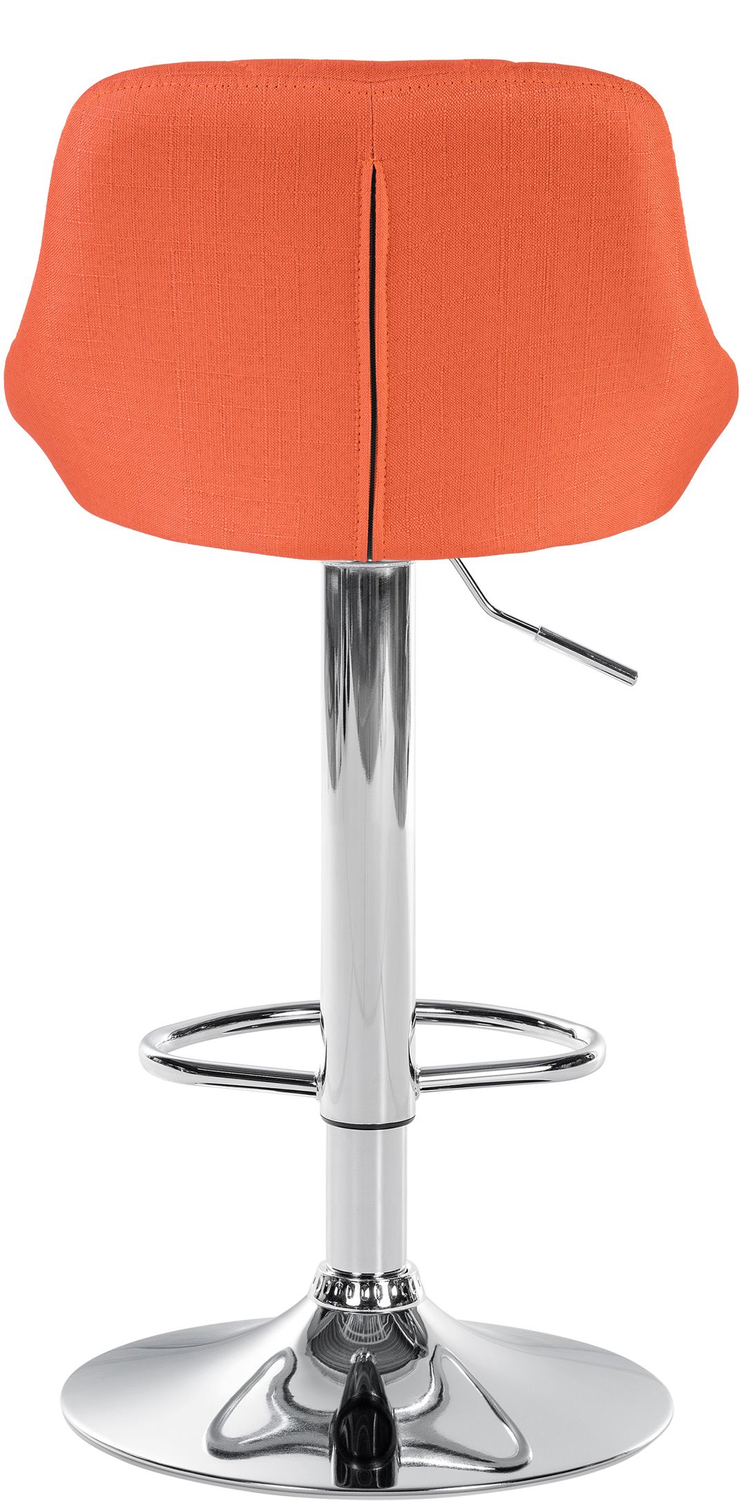 Tabouret de bar Lazio en Tissu Hauteur réglable siège pivotant