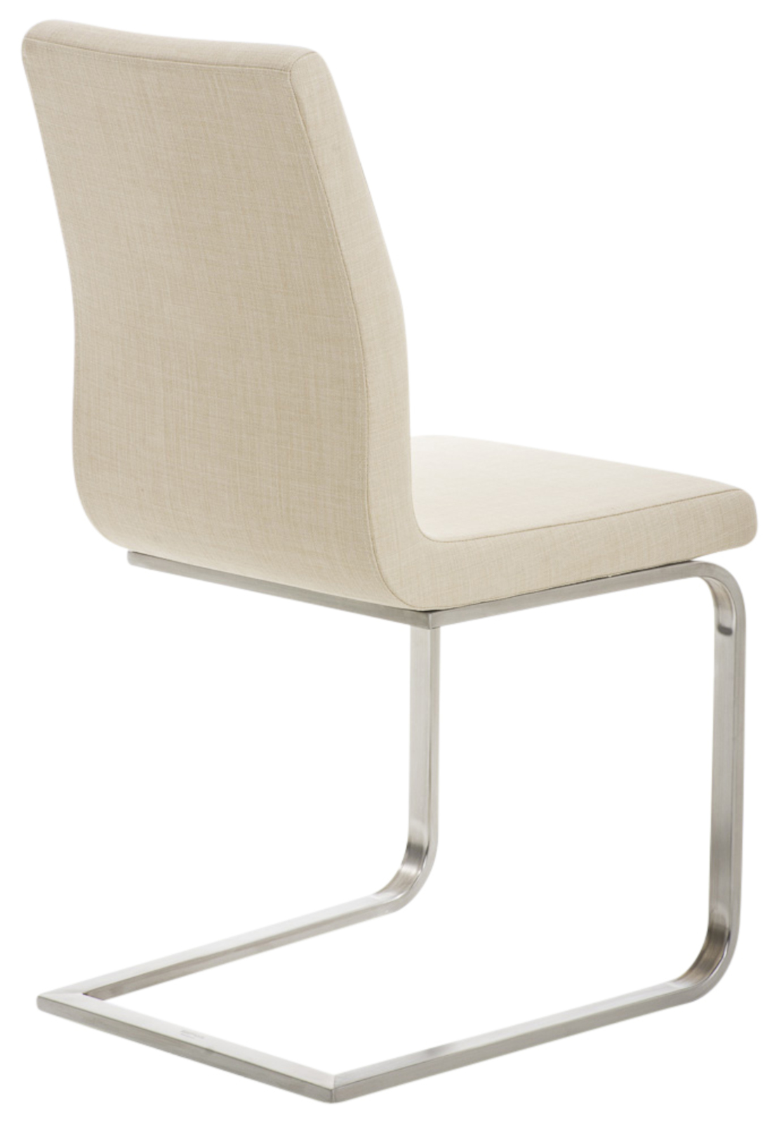 Lot de 2 chaises de salle a manger Belfort en tissu