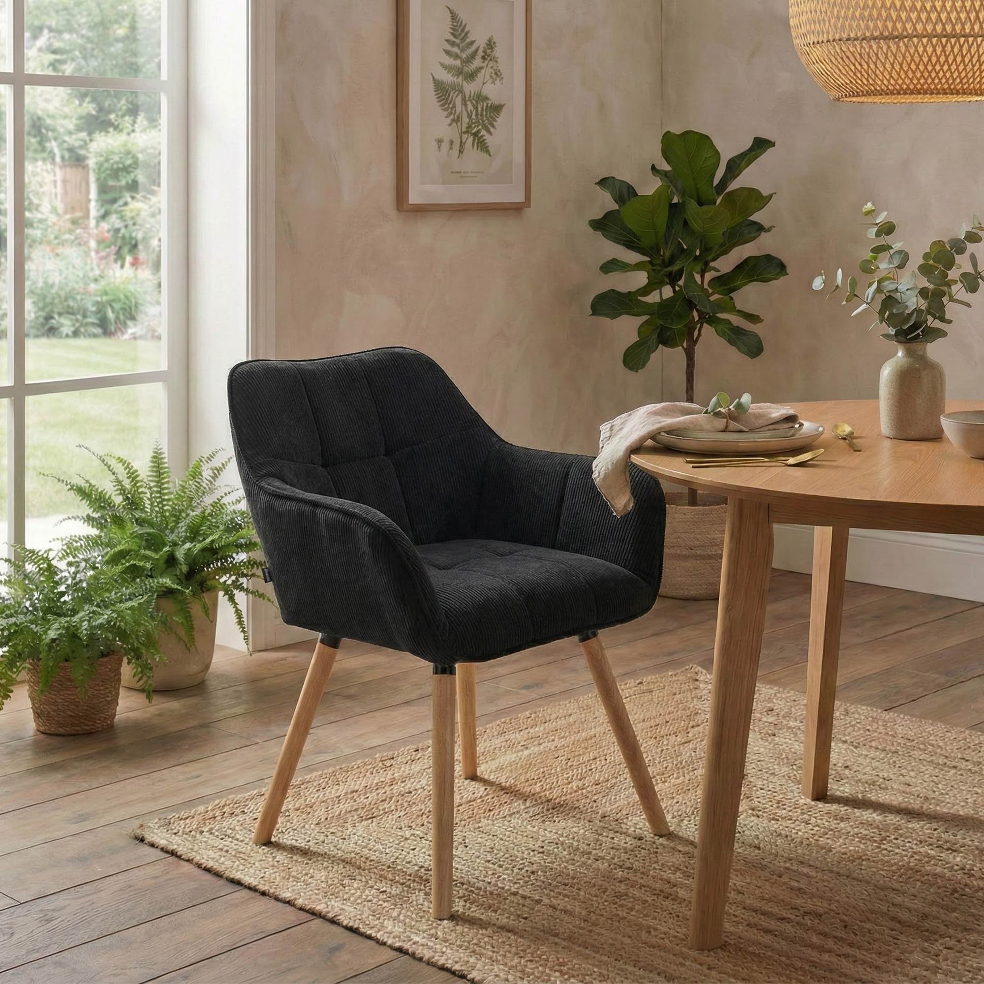 Chaise de salle à manger Vienna Cord
