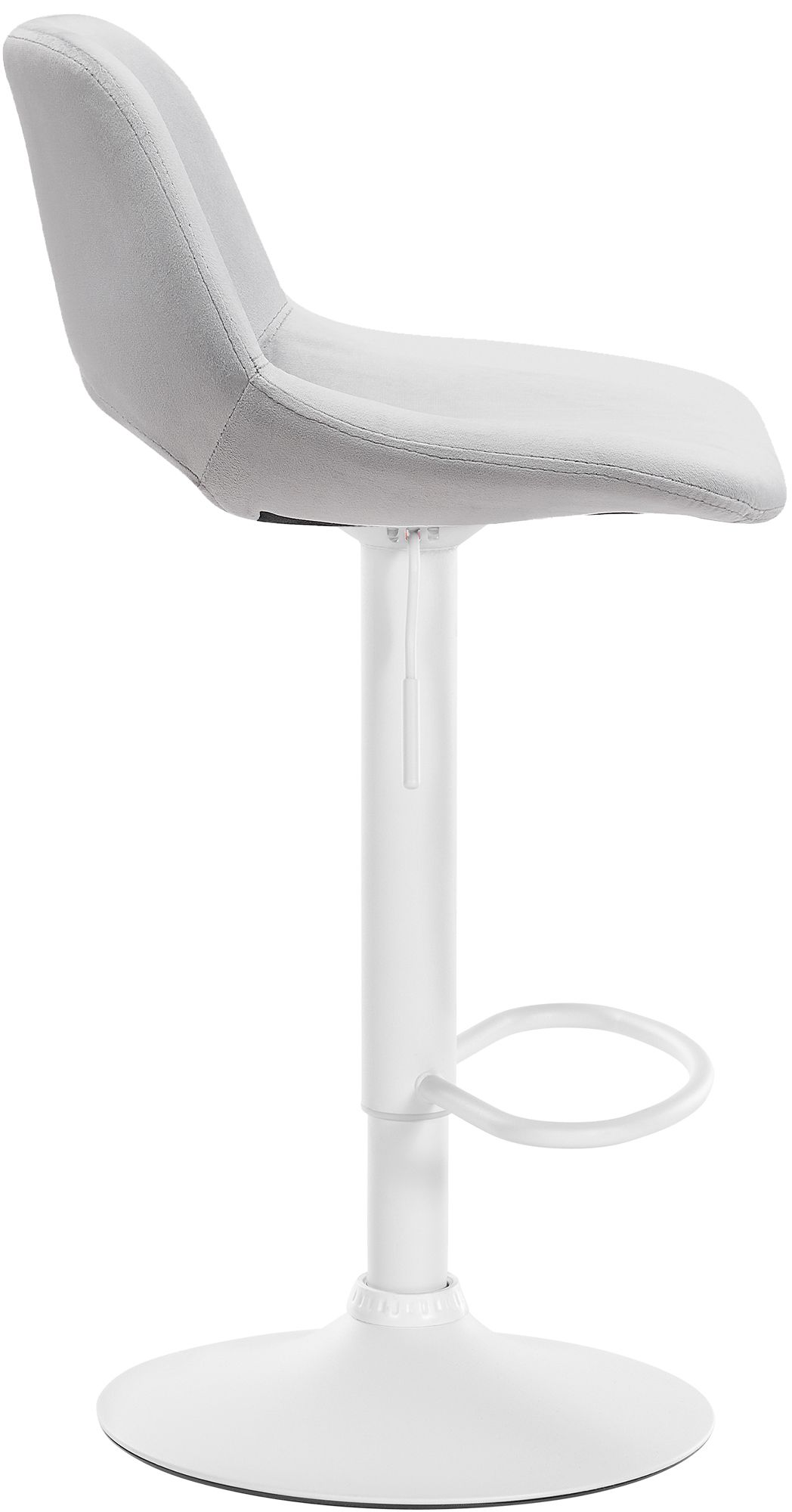 Lot de 2 tabourets de bar Camden velours