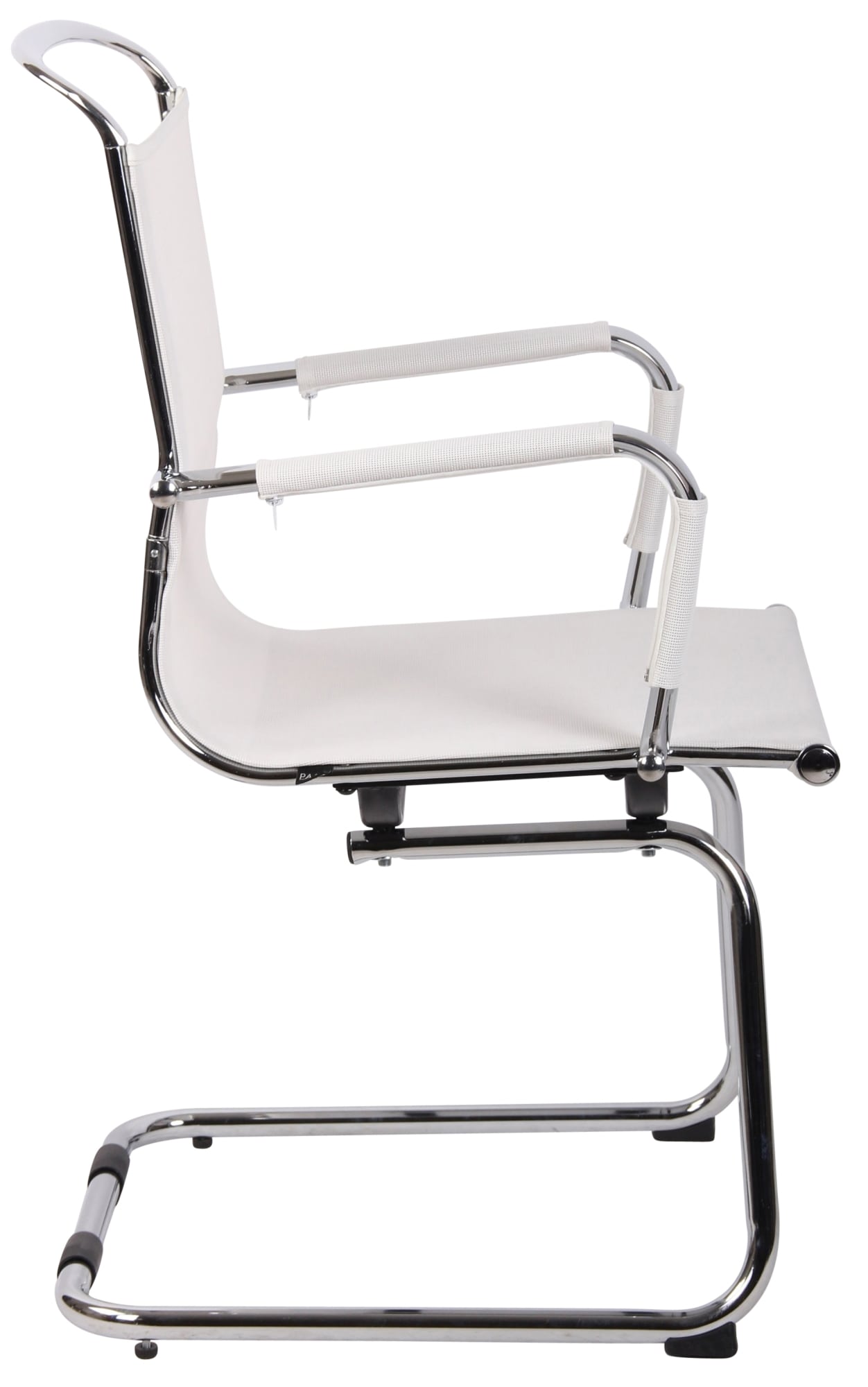 Chaise Cantilever Barnet en tissu de mèche