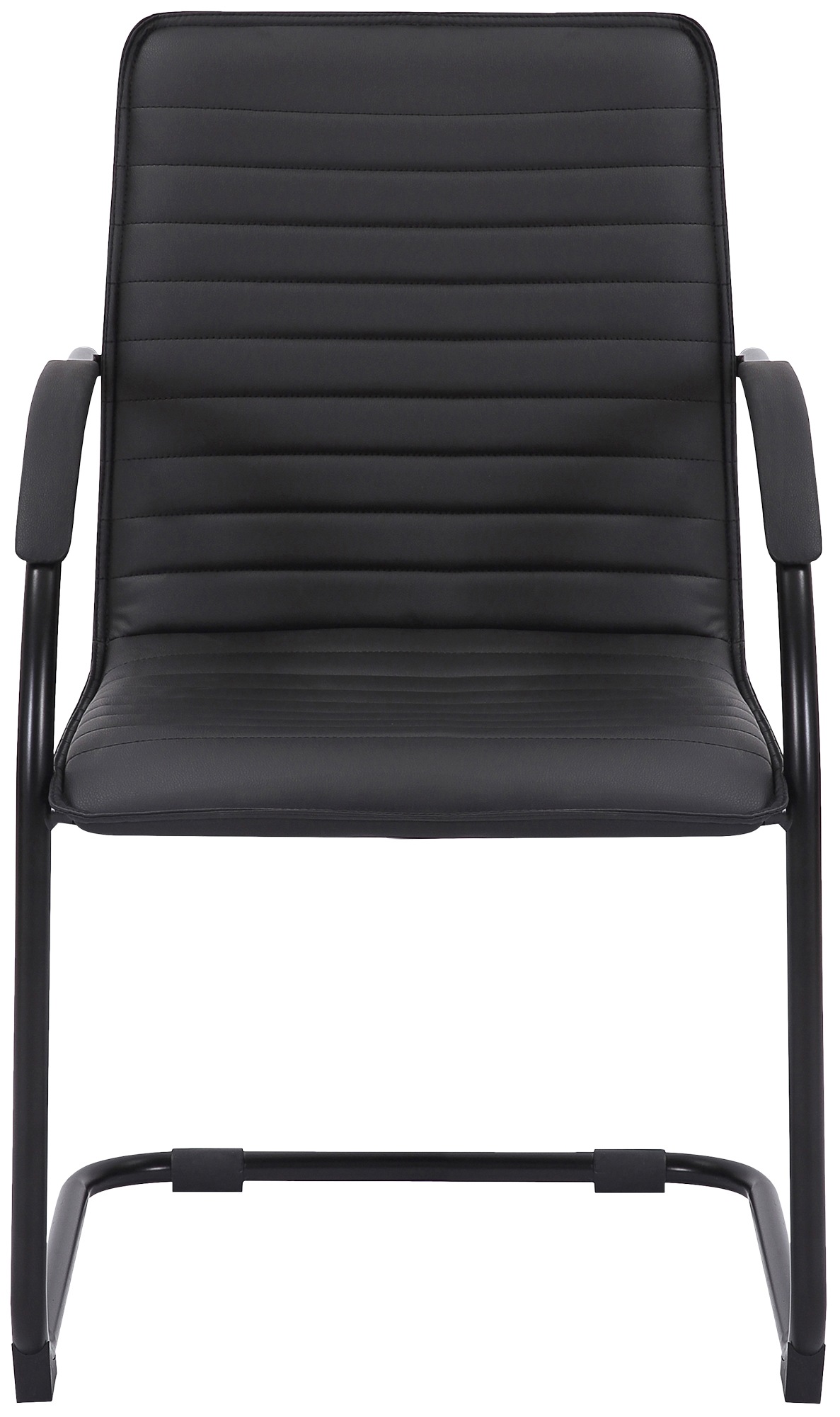 Lot de 2 chaises visiteurs Tira similicuir