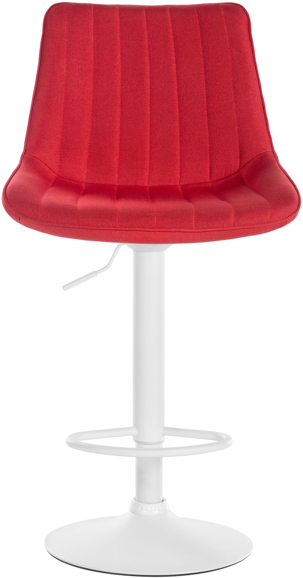 Tabouret de bar Toni en Tissu Pied trompette en Métal