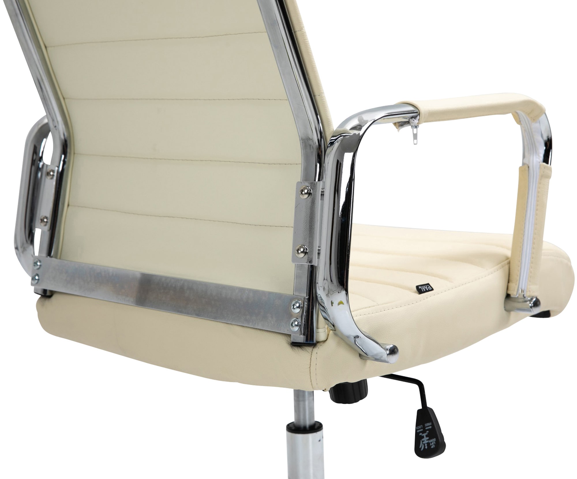 Chaise de bureau Kolumbus cuir véritable