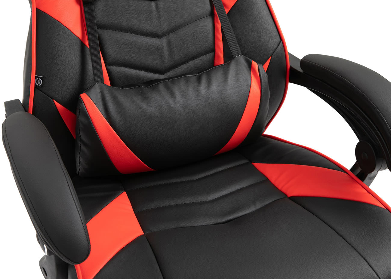 Chaise Gaming / de bureau Tilos en similicuir avec repose-pieds téléscopique
