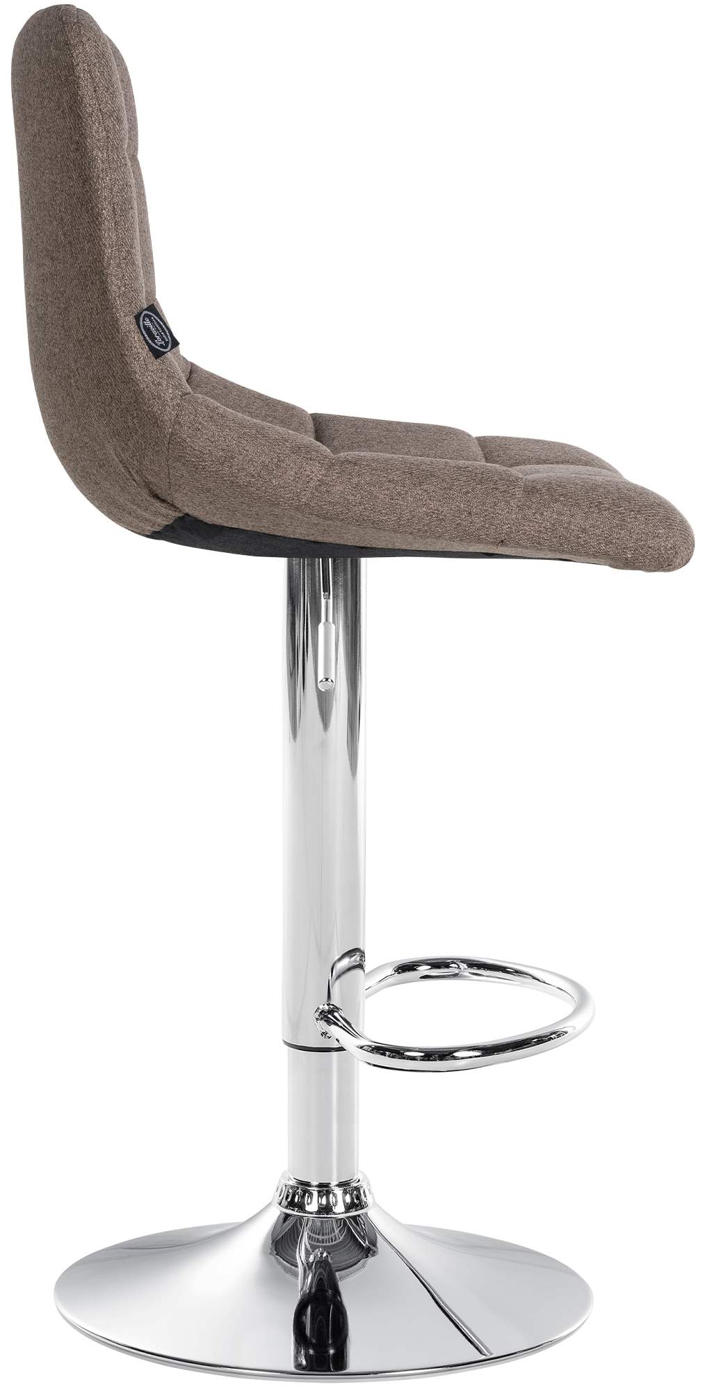 Lot de 2 tabourets de bar Jerry tissu