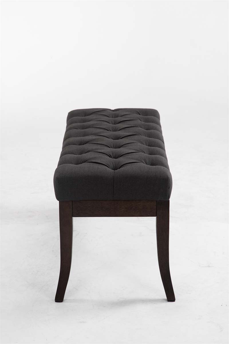 Banc Ramses tissu antique sombre