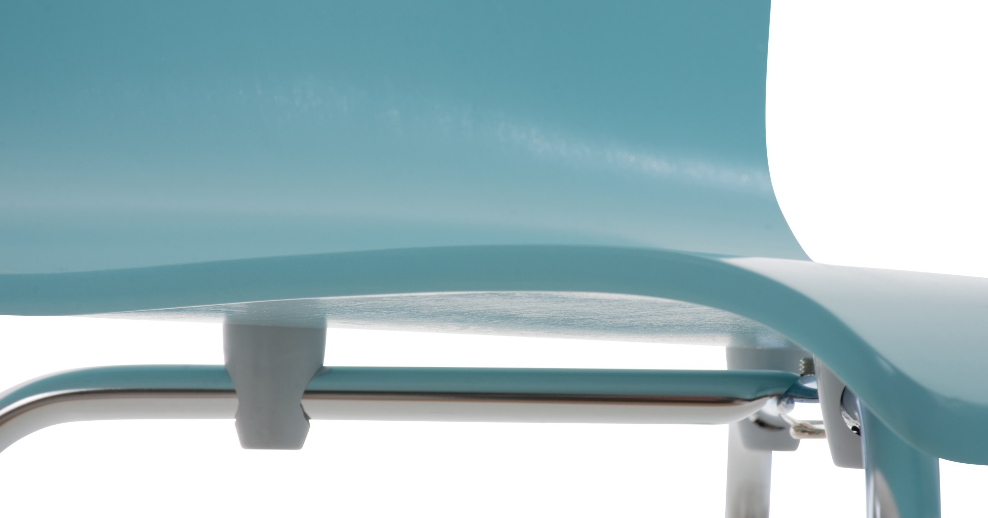 Set 2 Chaises Pepe en bois Bleu clair