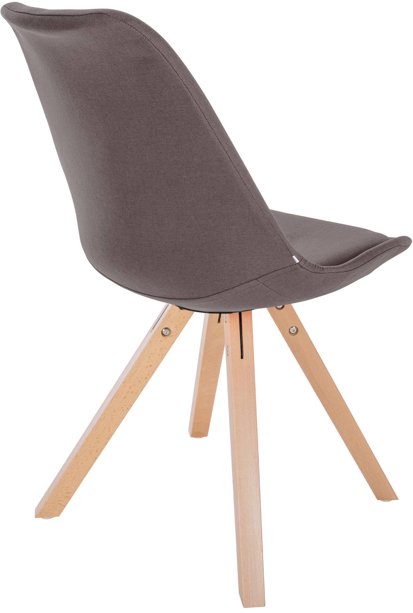 Chaise de salle à manger Sofia en Tissu avec Pieds en bois