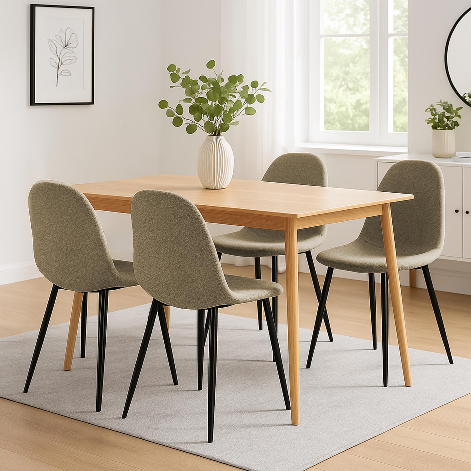 Set de 4 chaises de salle à manger Napier