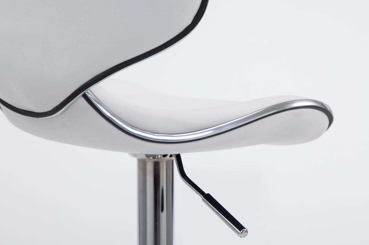 Tabouret de bar Las Vegas V2 similicuir avec pied en métal
