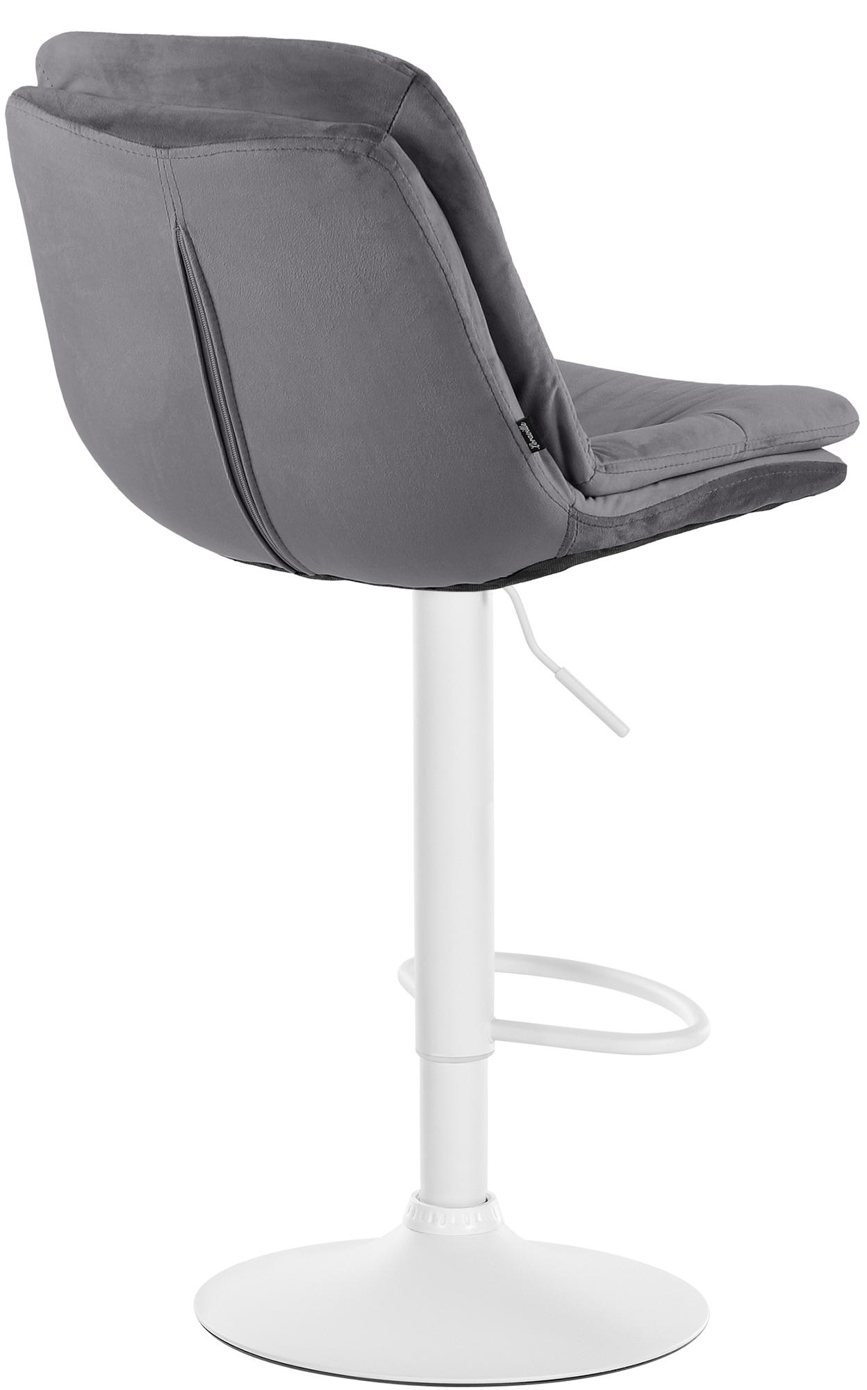 Tabouret de bar Laurel velours