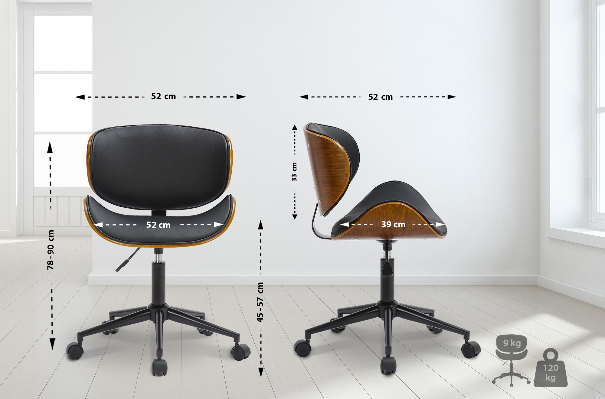 Chaise de bureau Sammy