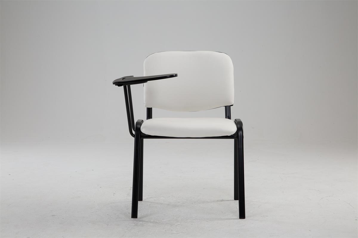 Chaise Ken en similicuir avec tablette rabattable