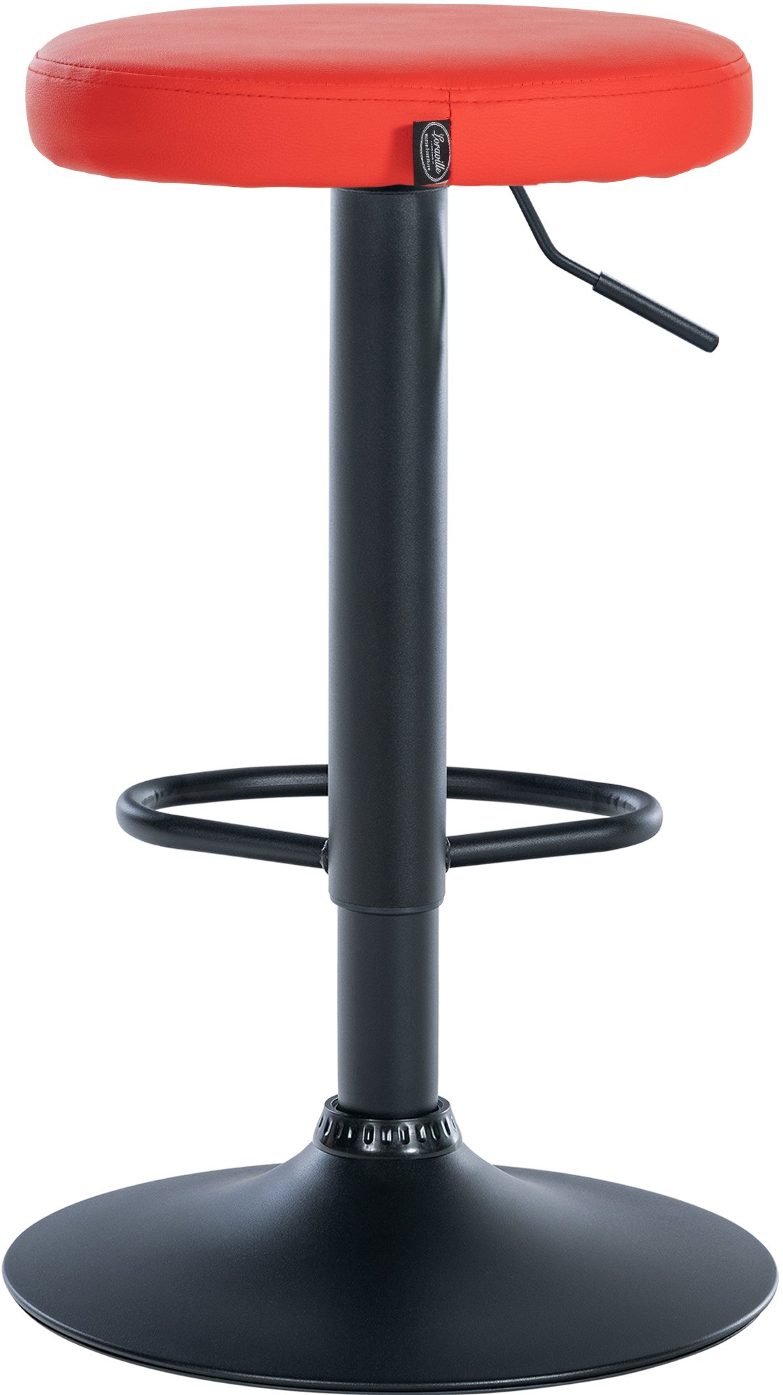 Lot de 2 tabourets de bar Ponte en similicuir