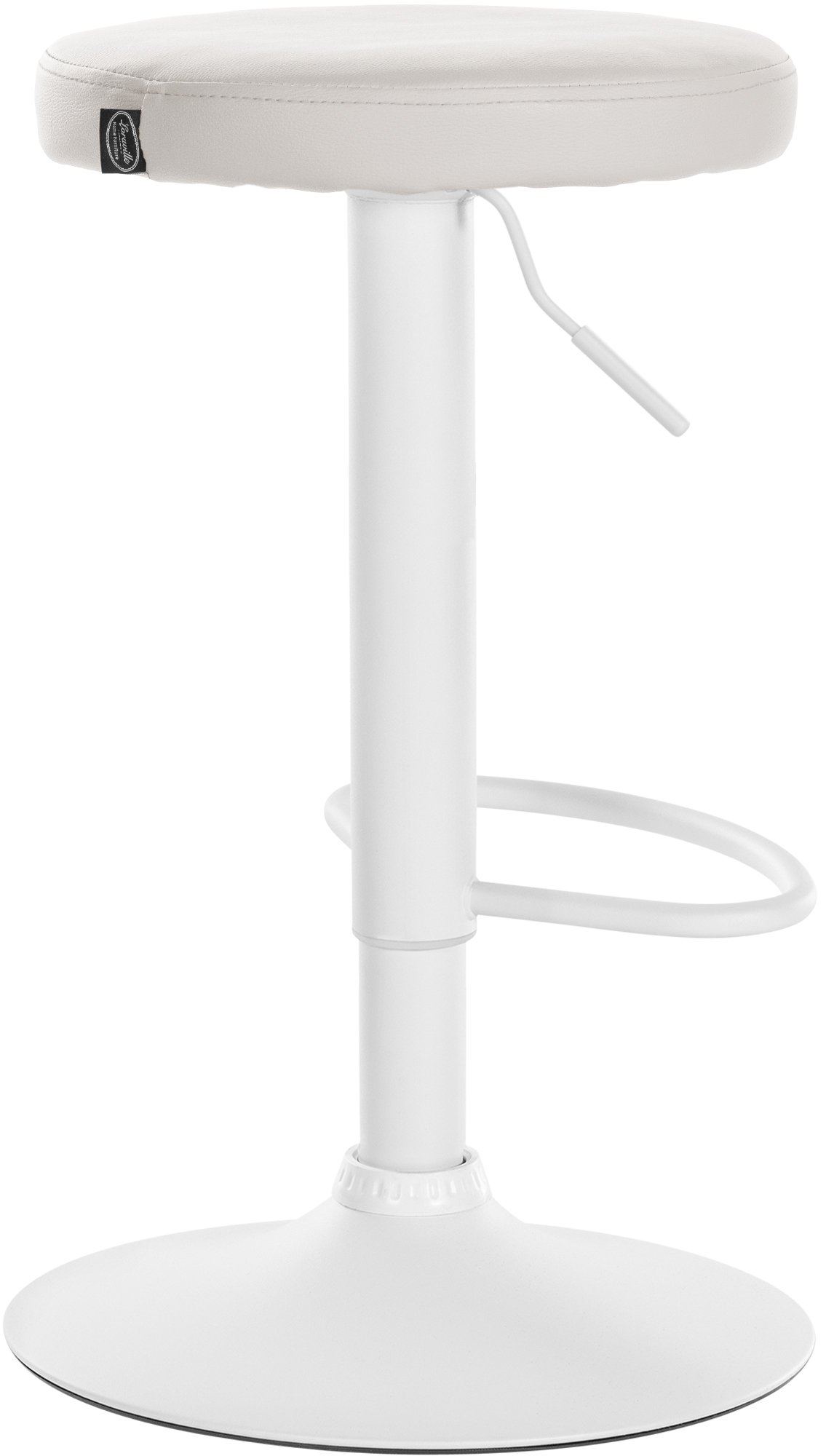 Lot de 2 tabourets de bar Ponte en similicuir