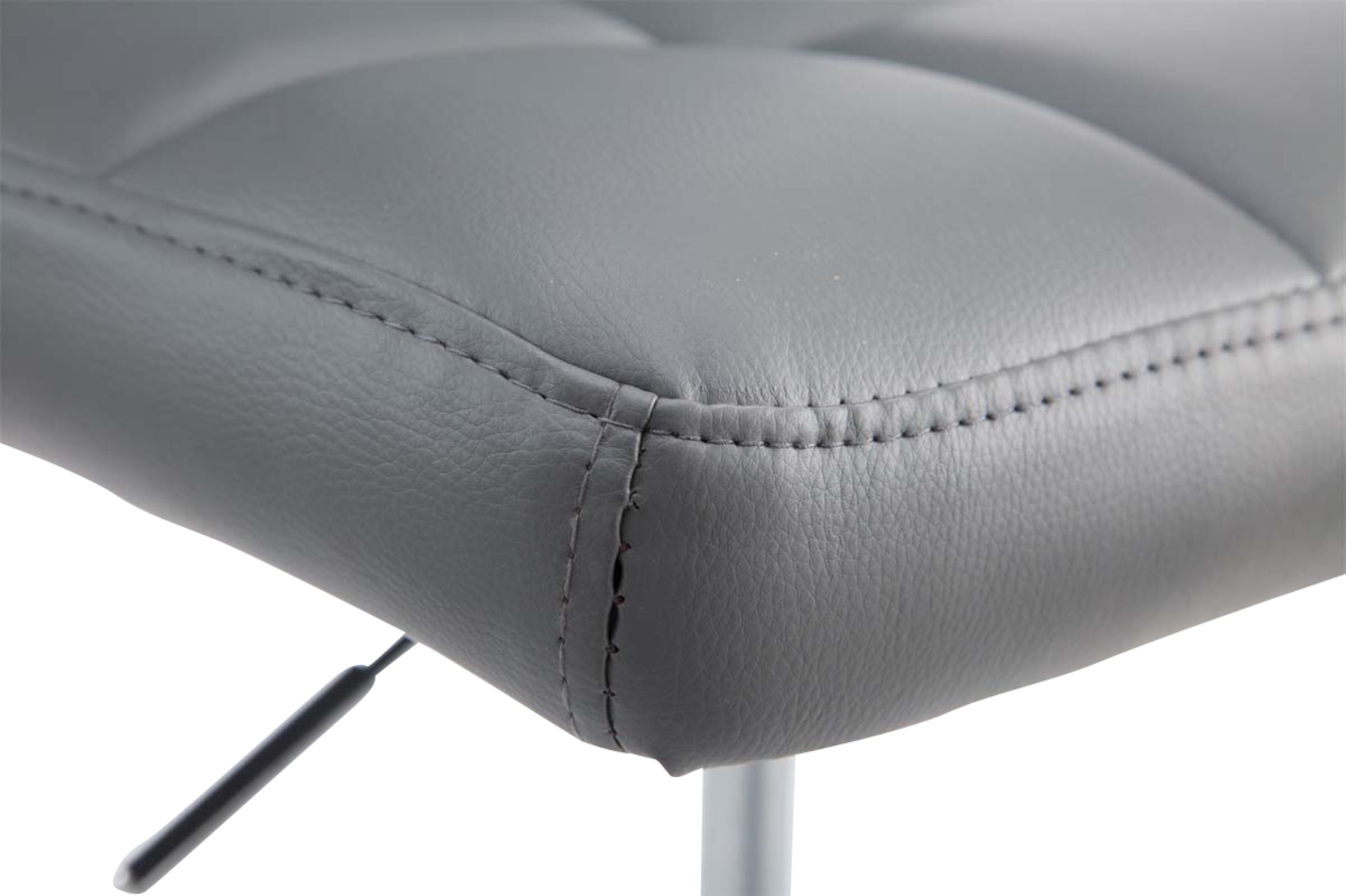 Lot de 4 chaises lounge Palma V2 en similicuir ajustable et pivotant