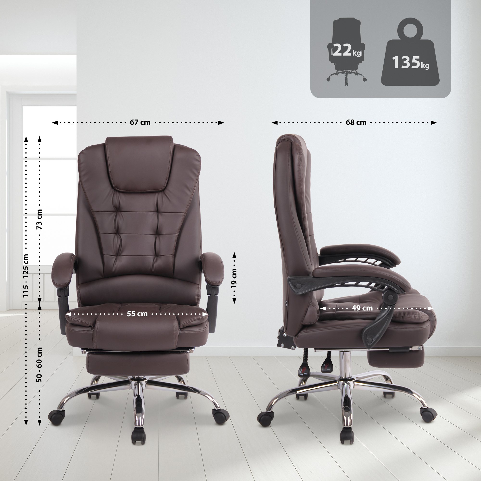 Chaise de bureau Oxygen