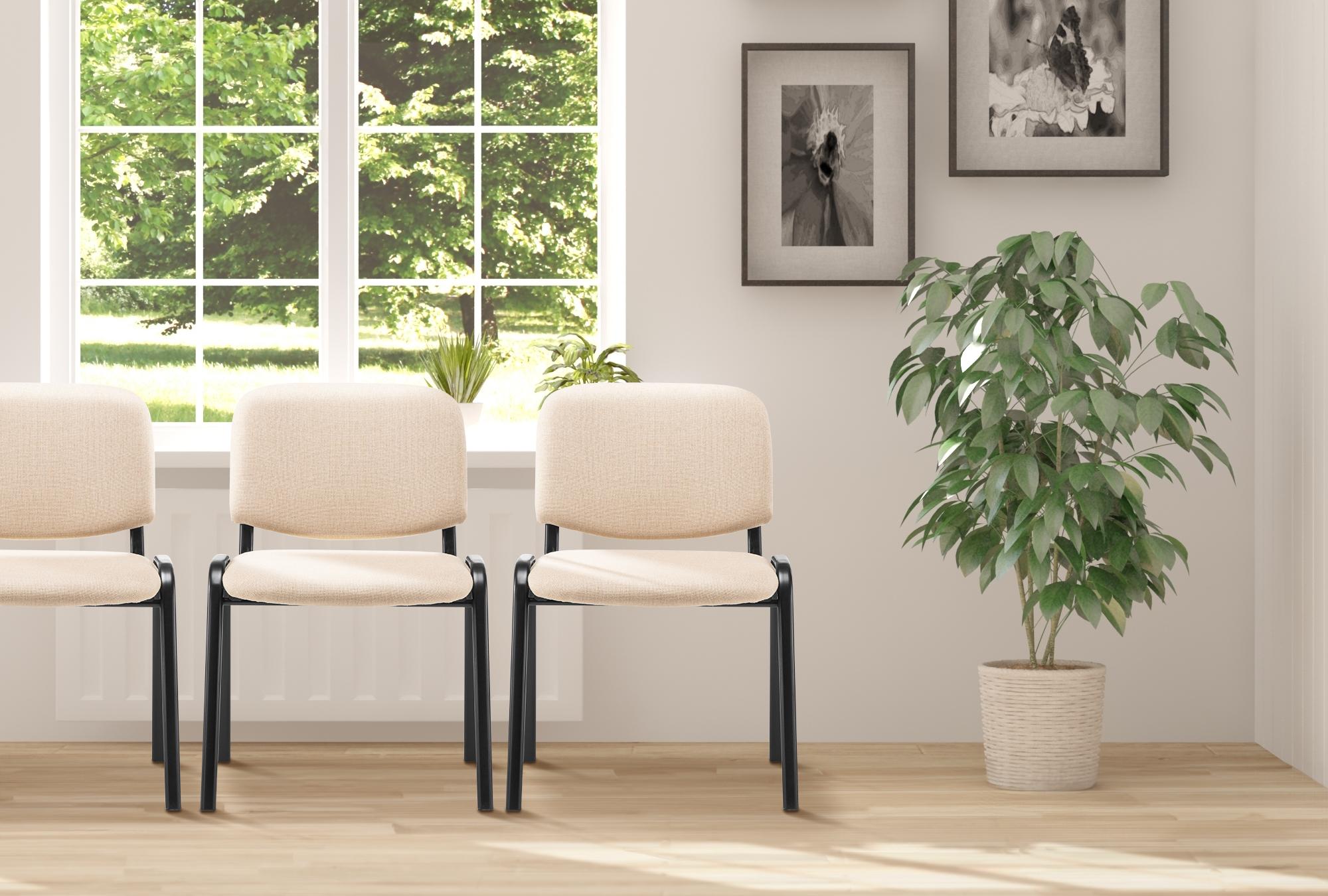 Chaise visiteur Ken tissu