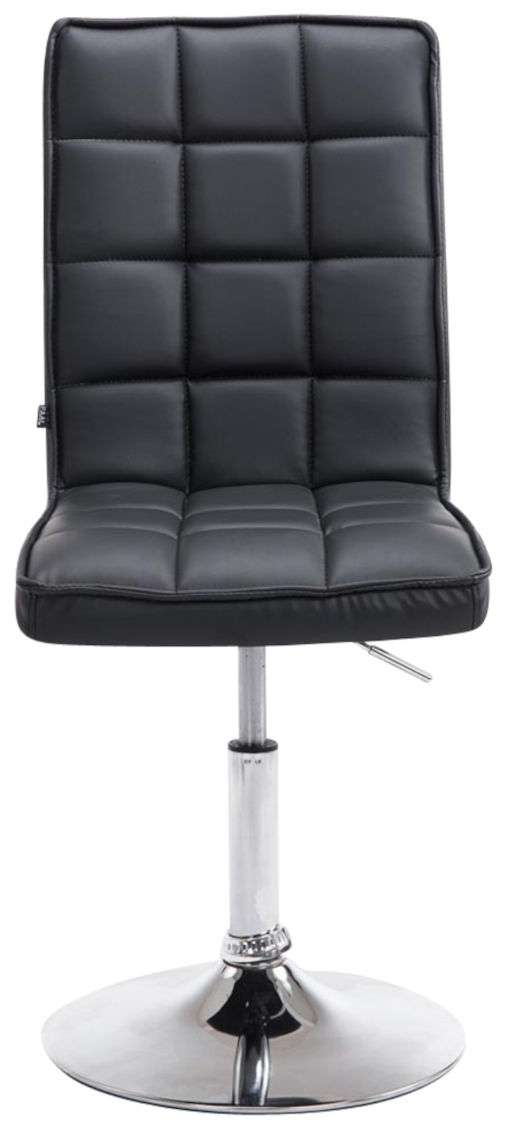 Lot de 2 chaises de salle à manger Peking V2 en similicuir pied trompette