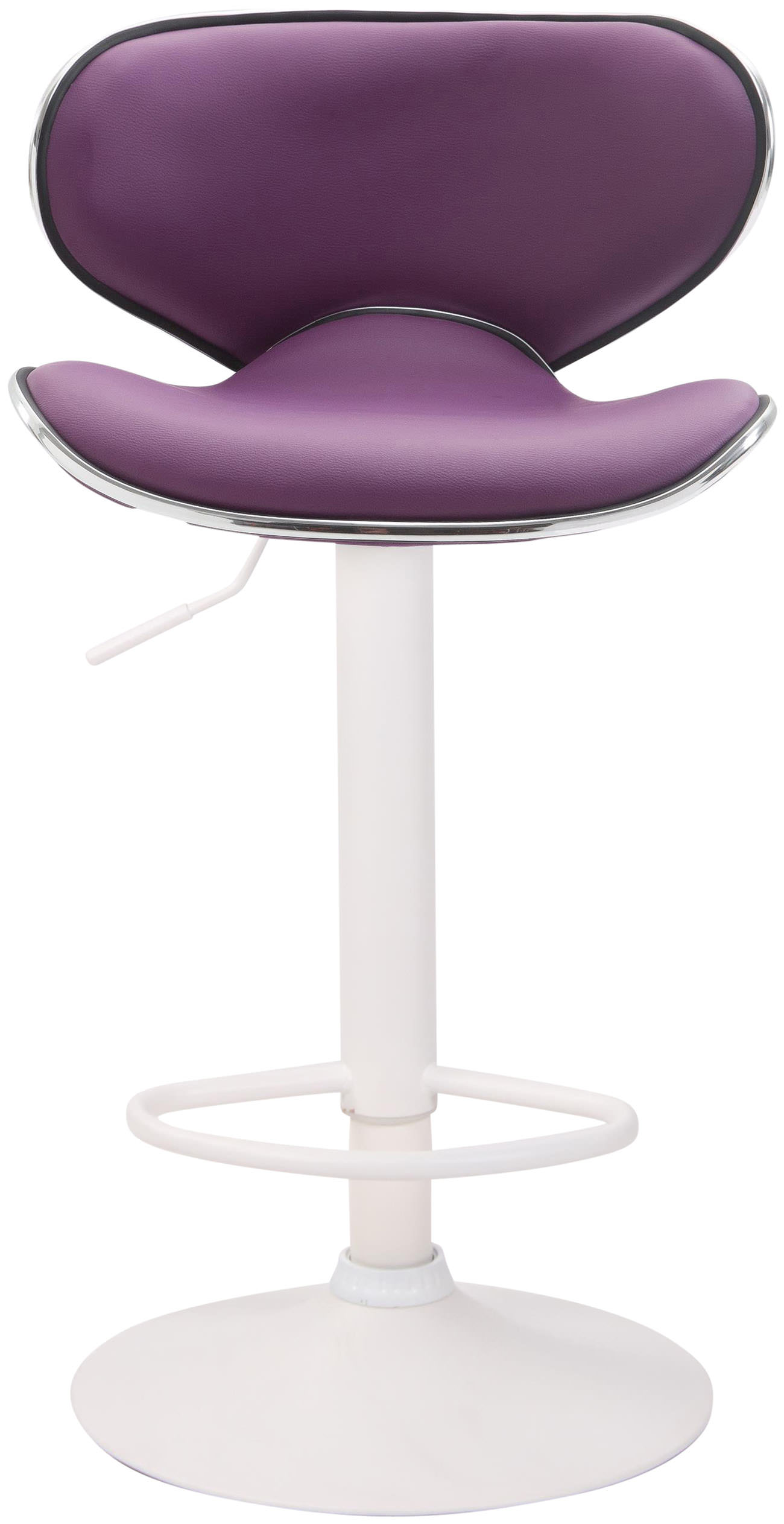 Tabouret de bar Las Vegas V2 similicuir avec pied en métal