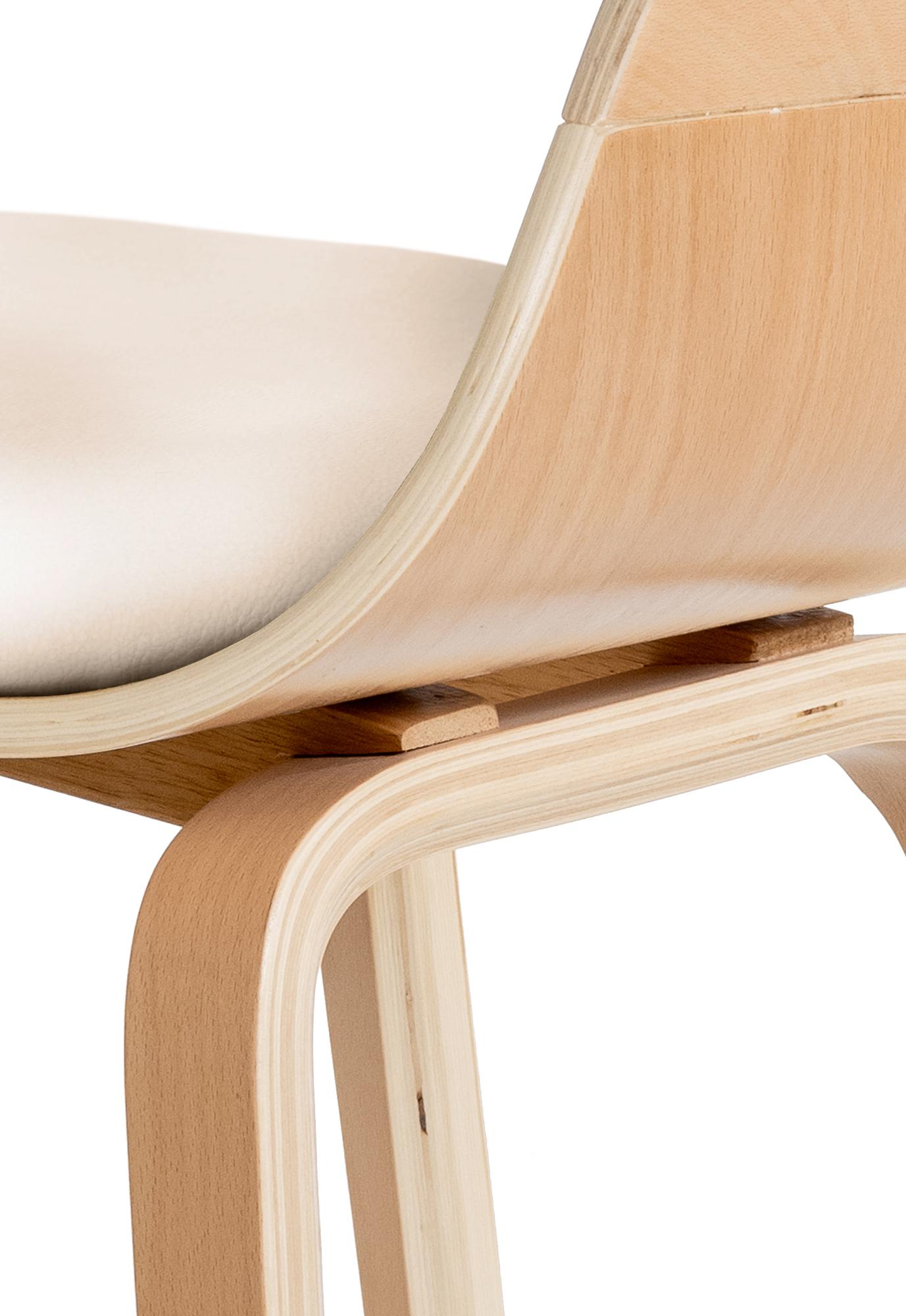 Lot de 2 chaises de salle à manger Kingston en similicuir