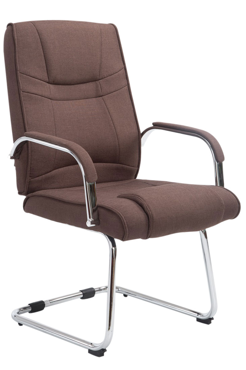 Chaise visiteur Attila tissu