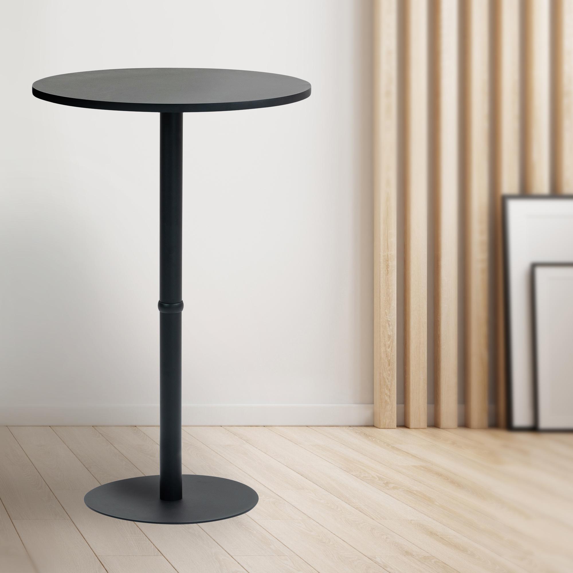 Table haute Hereford ronde