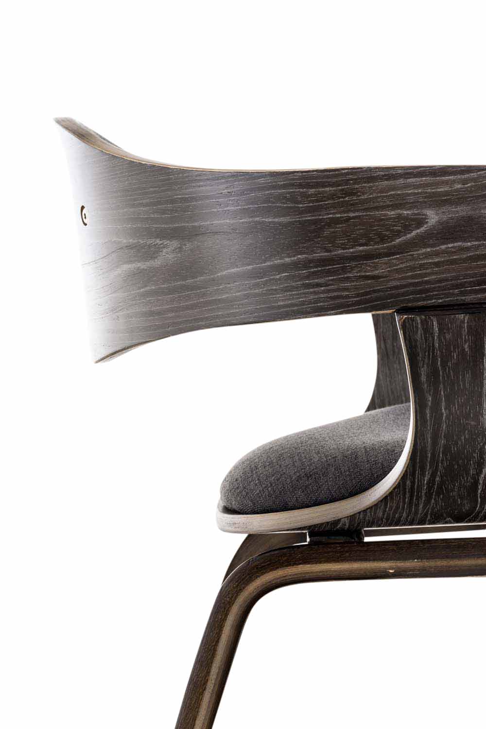 Chaise retro Kingston en tissu