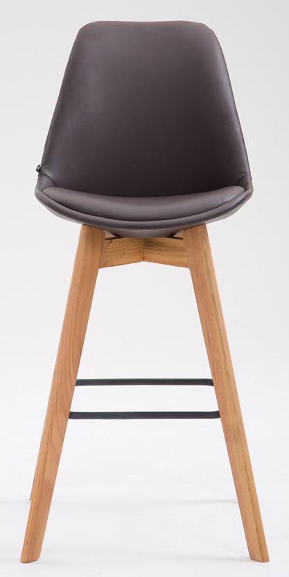 Lot de 2 tabourets de bar Metz en similicuir