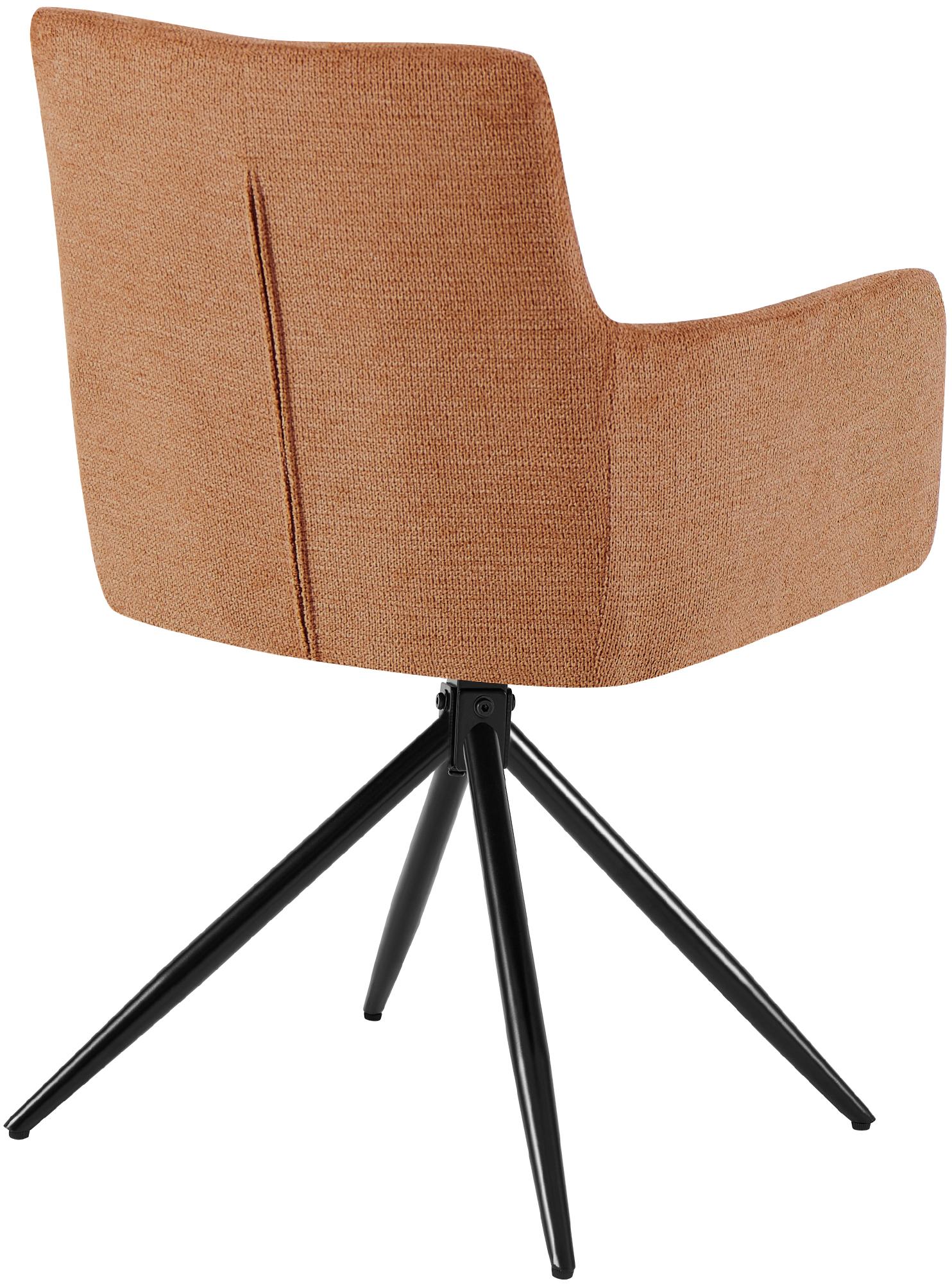Lot de 2 chaises de salle à manger Jonah en tissu