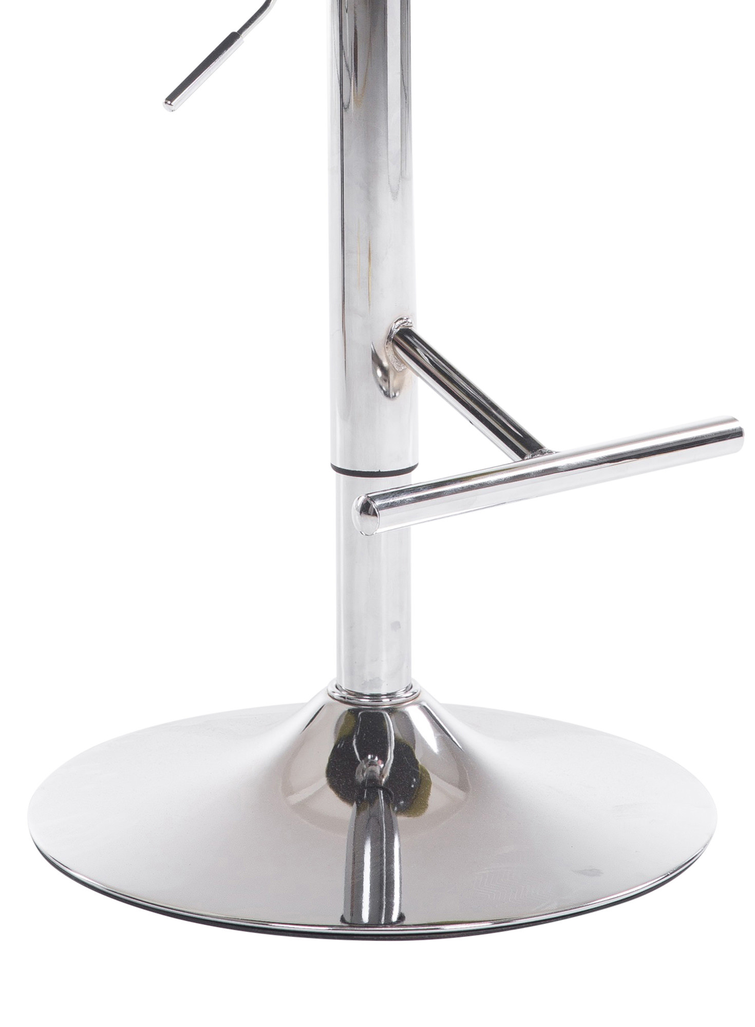 Tabouret de bar London V2 en tissu avec Pied et Repose-pieds en métal