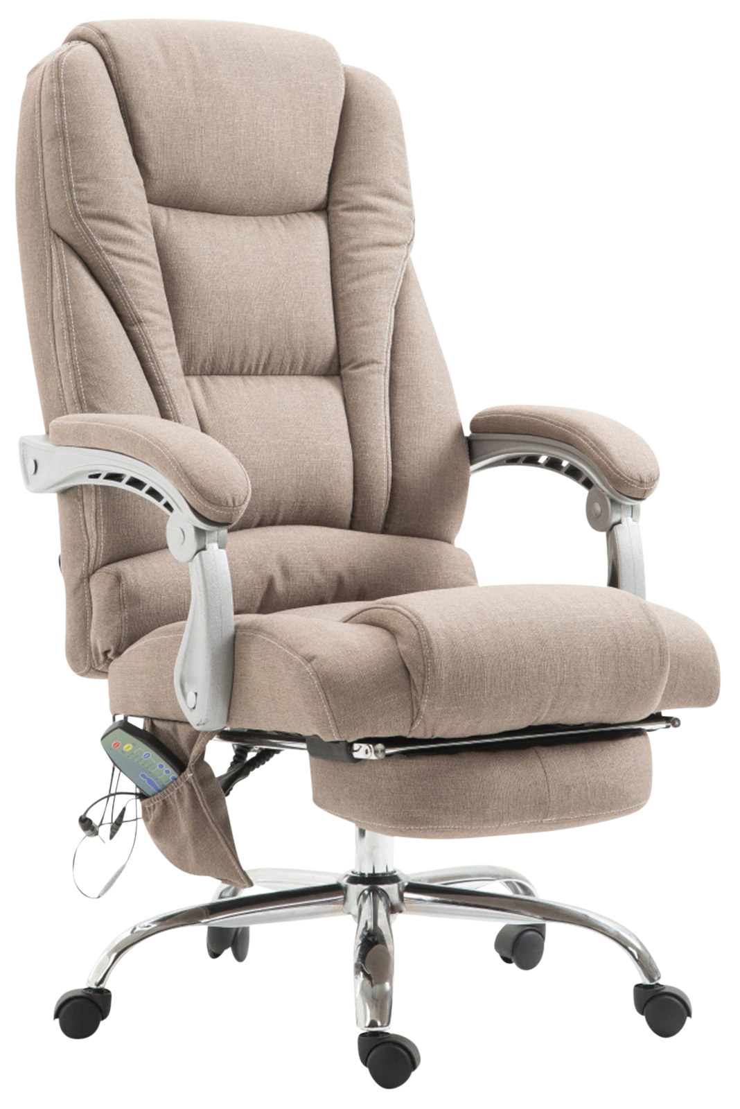 Fauteuil de bureau Pacific avec fonction massage tissu