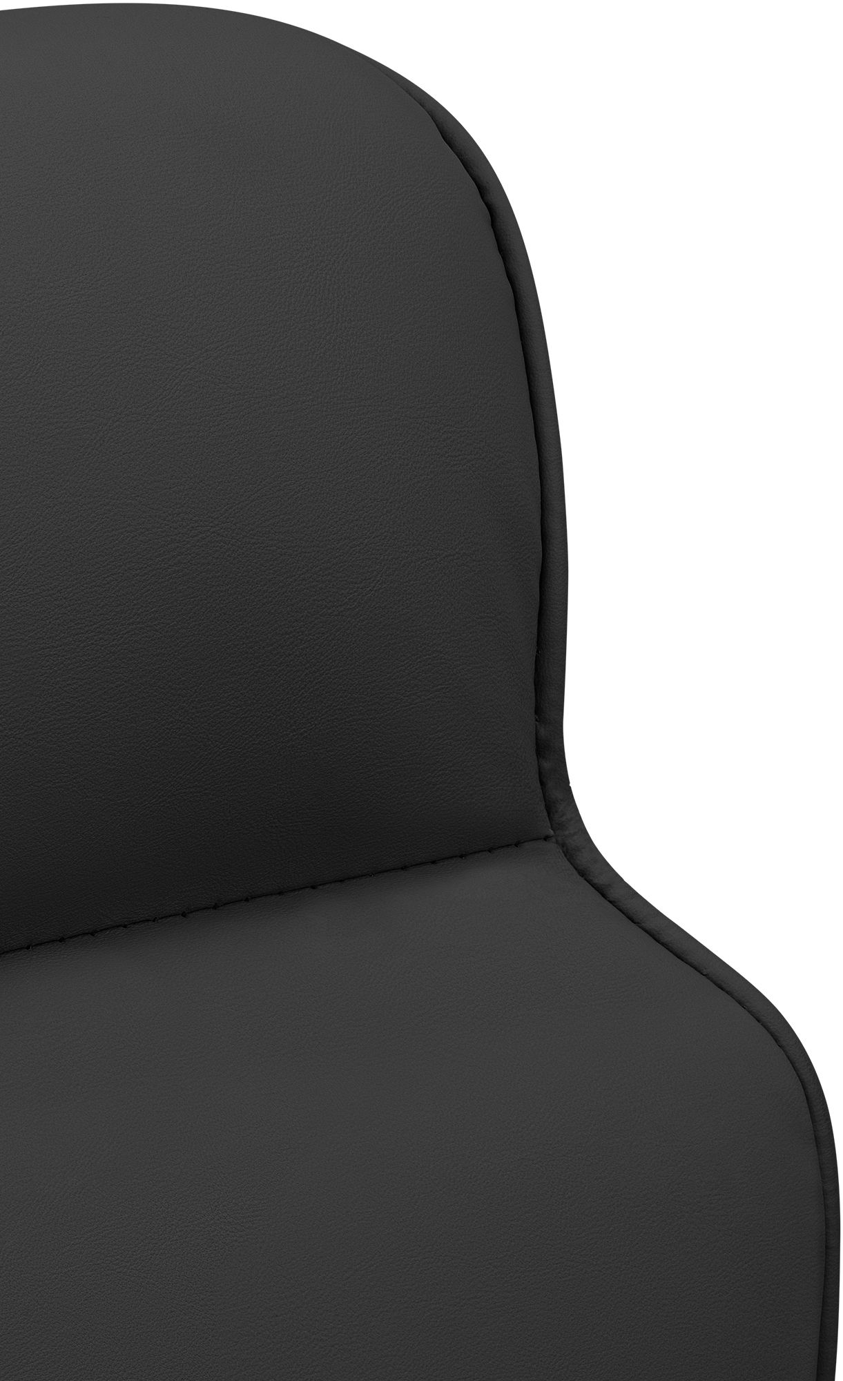 Chaise de bureau Amado aspect cuir