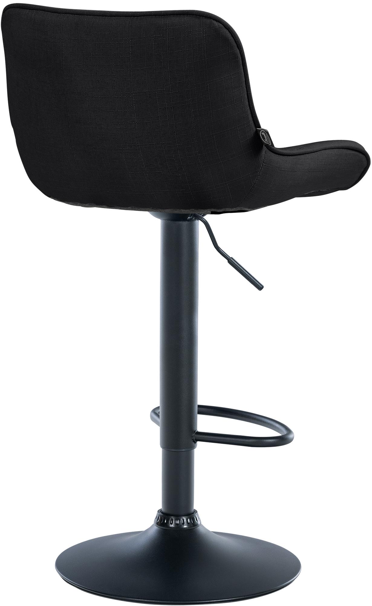 Lot de 2 tabourets de bar Vonore tissu