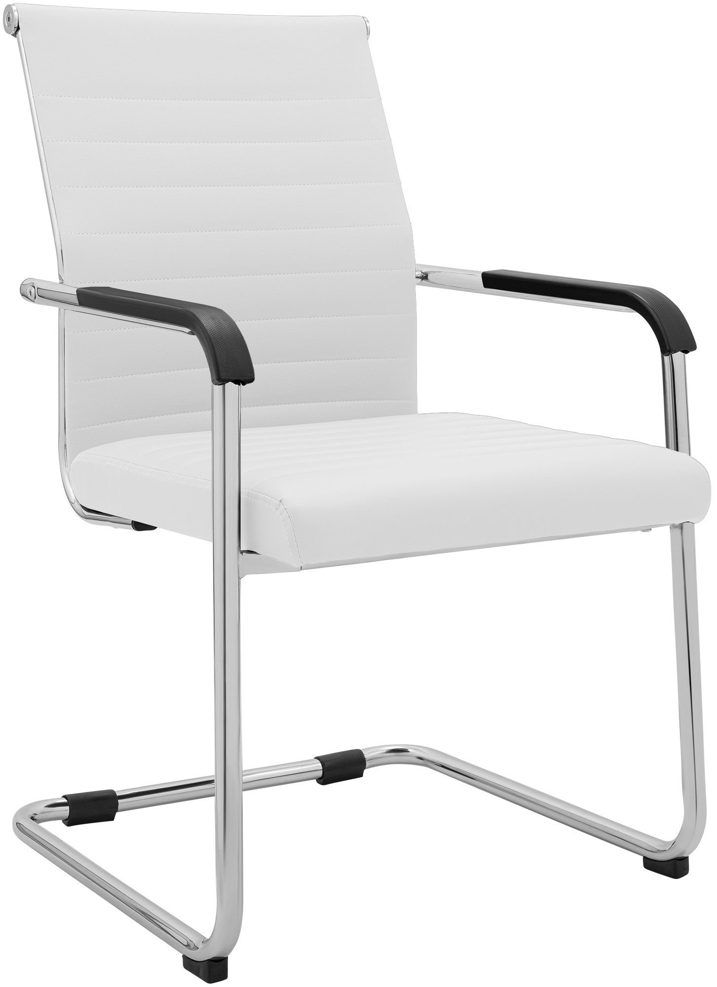 Chaise cantilever Hakon aspect cuir