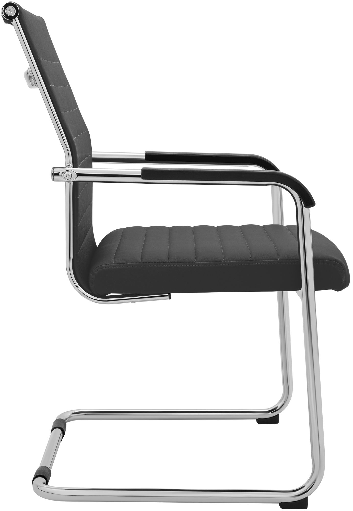Chaise cantilever Hakon aspect cuir