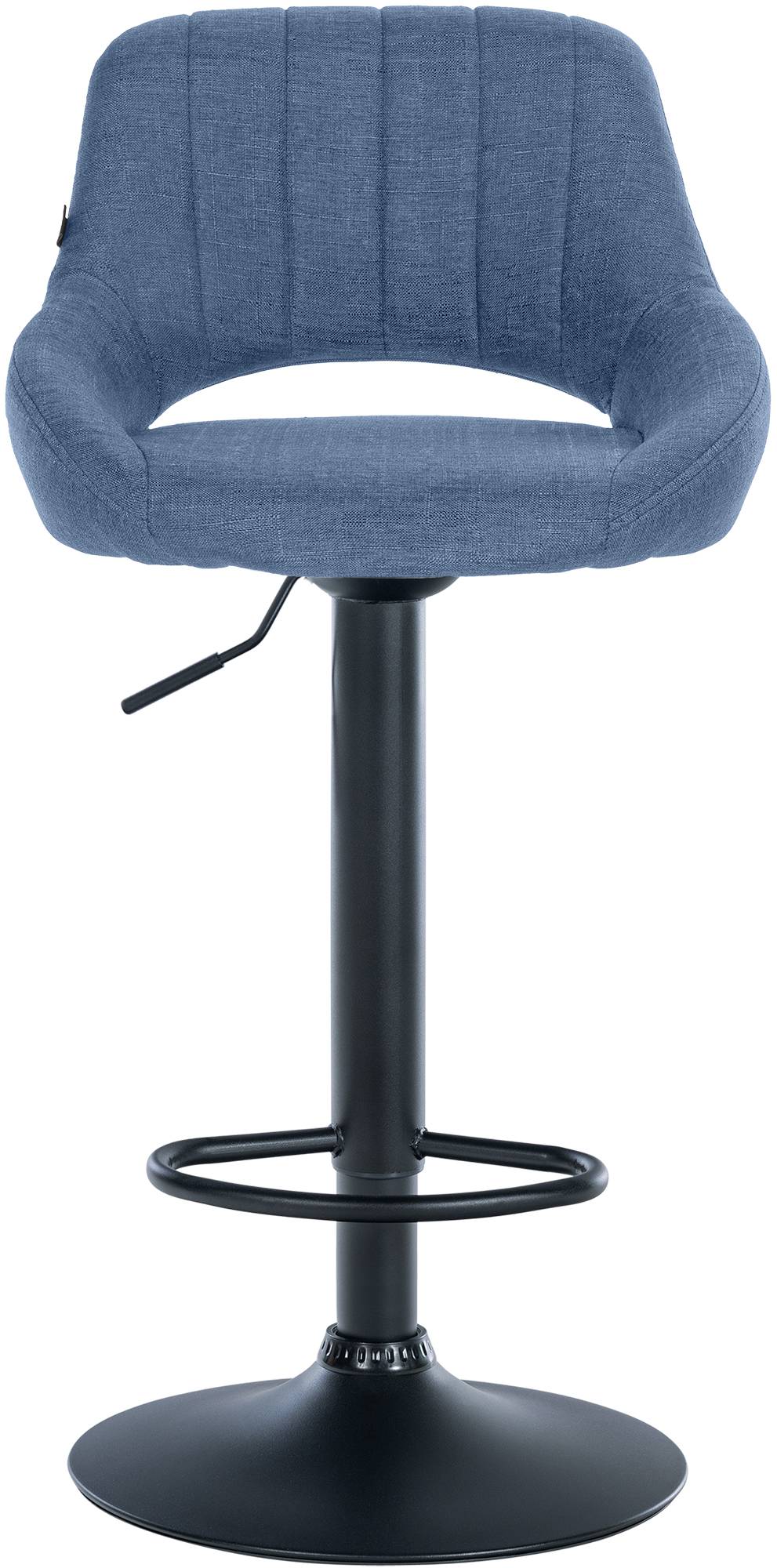 Lot de 2 tabourets de bar Milet en tissu