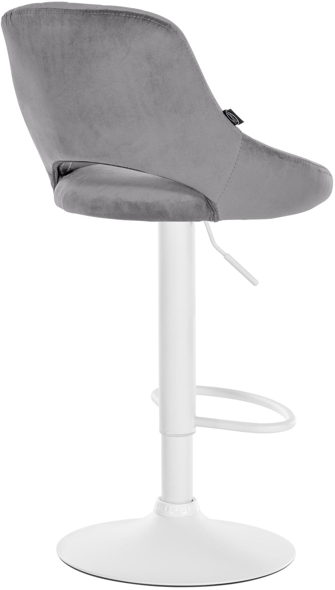 Tabouret de bar Milet en velours